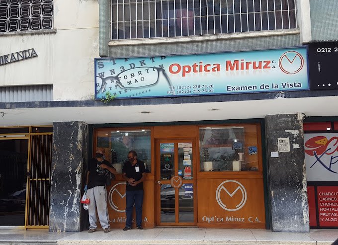 Fachada de Optica Miruz Los Ruices